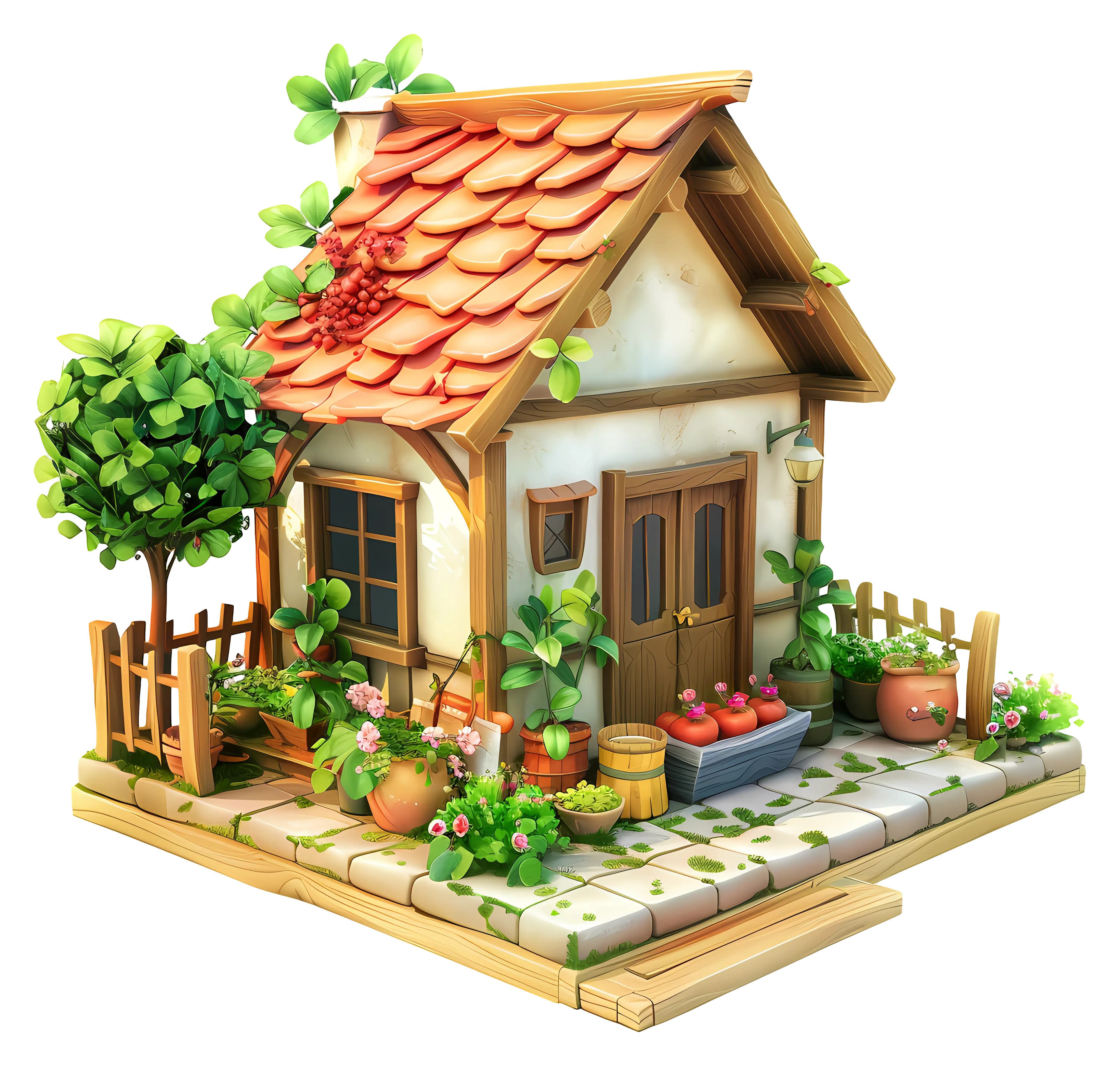 Small Cute Doodle House