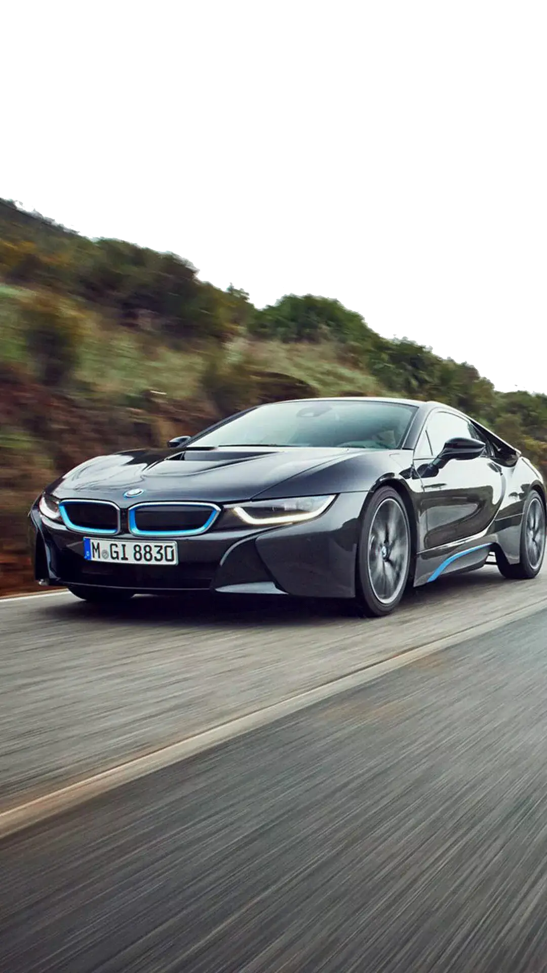 Black BMW Car on Road