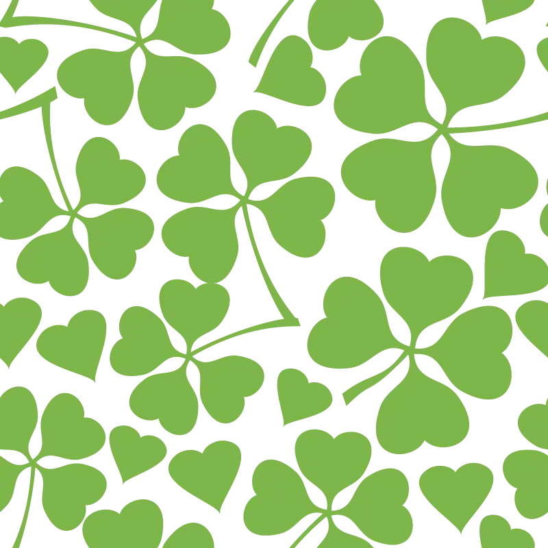 Green Clovers for St. Patrick&#039;s Day
