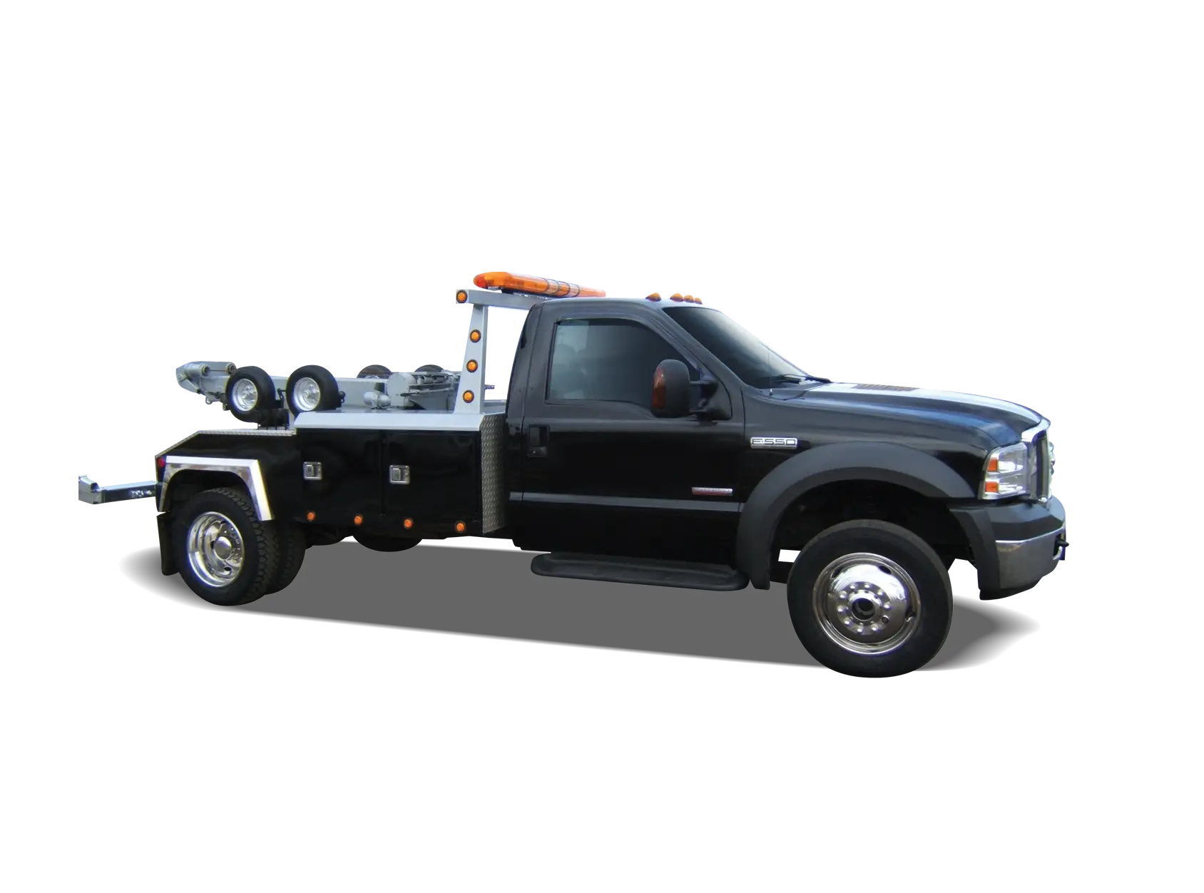Black Tow Truck
