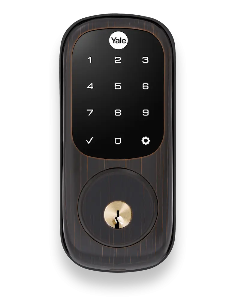 Black Electronic Door Lock for Home Security
