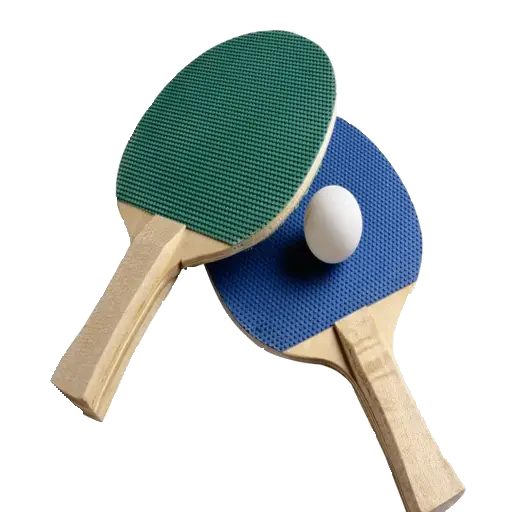 Table Tennis Paddles and Ball