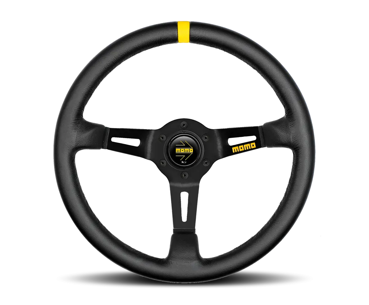 Black Momo Steering Wheel for Cars