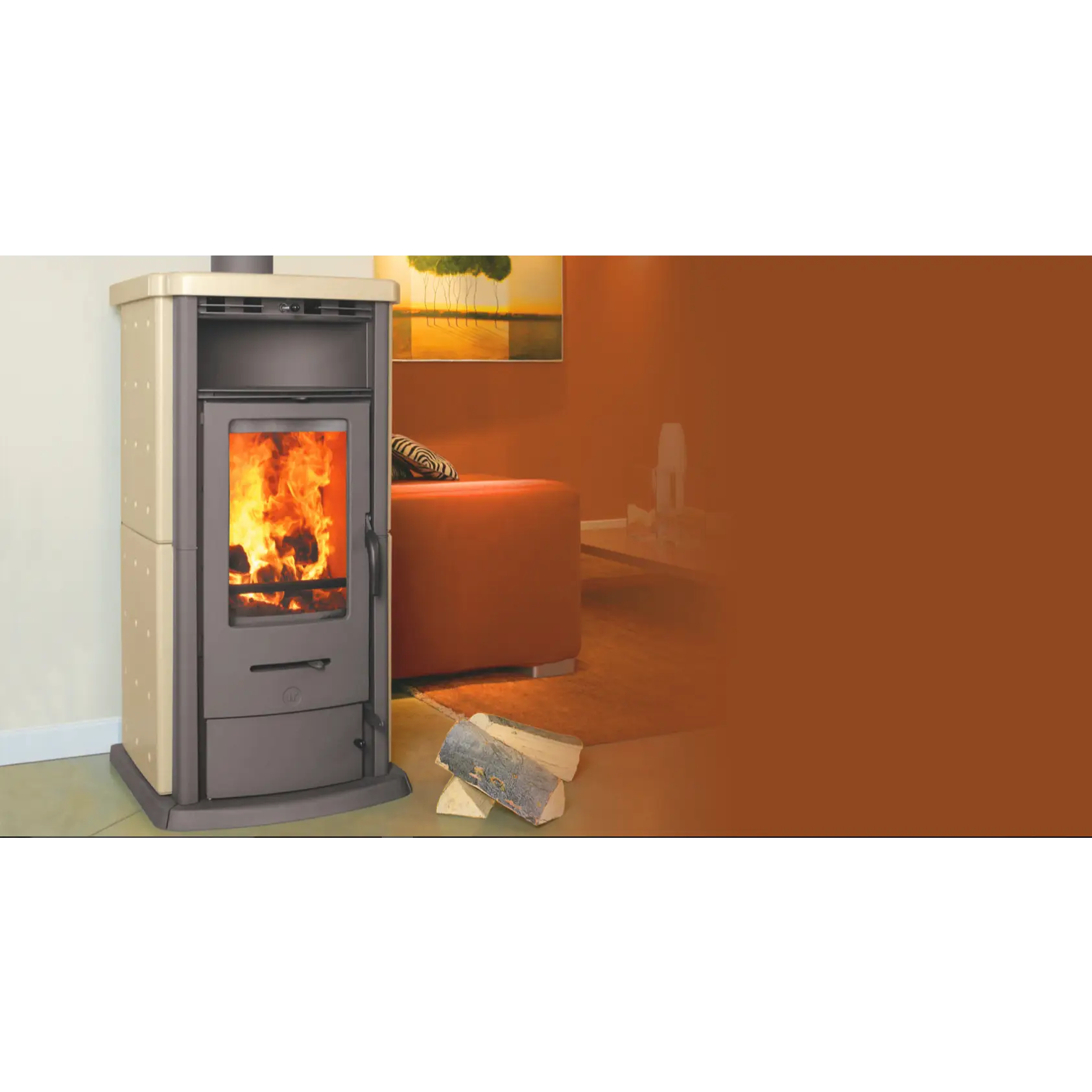 Cozy Wood Stove for Home Heating