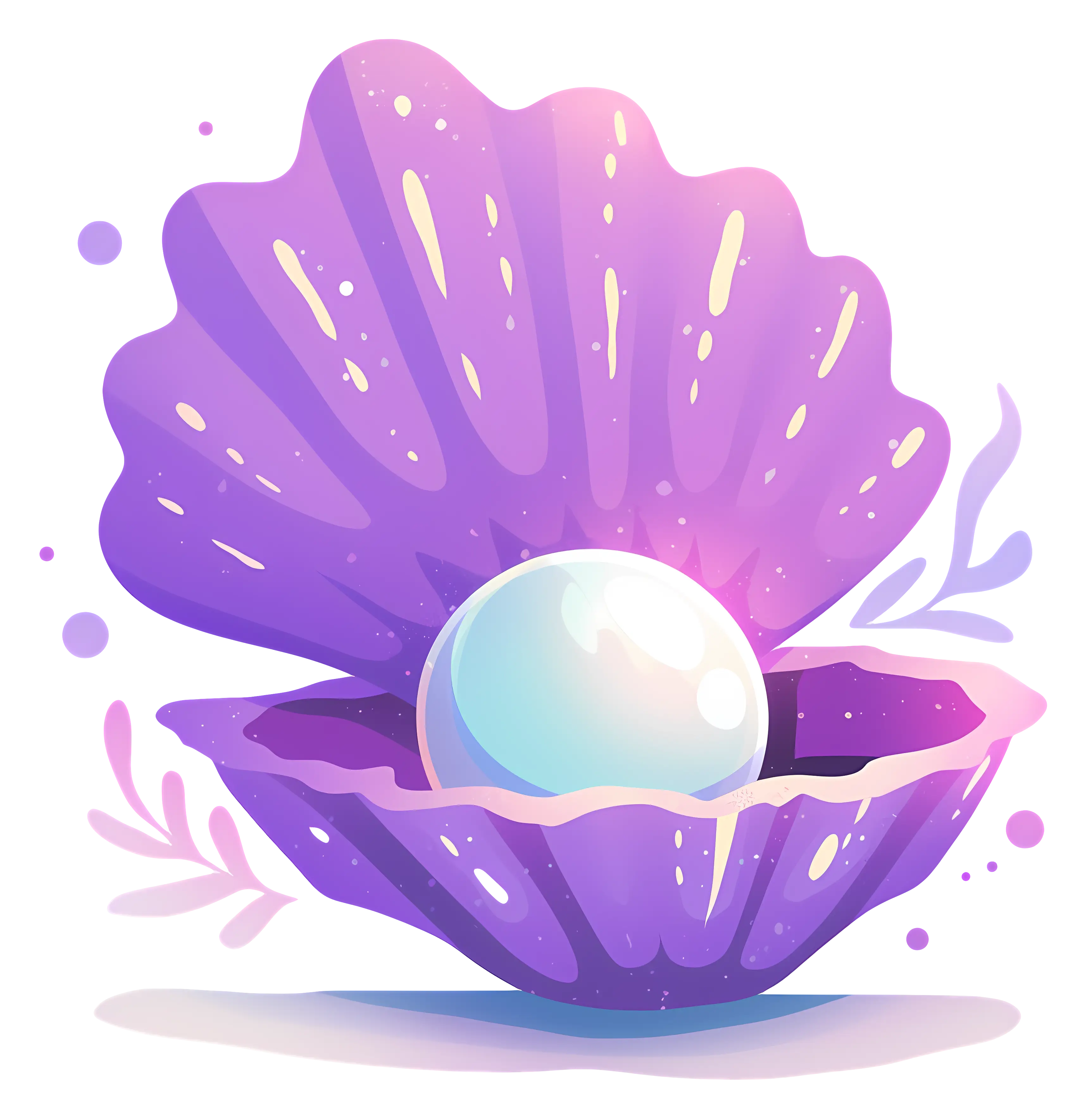 Pearl in Purple Shell