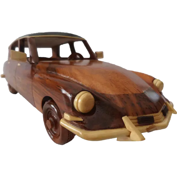 Vintage Wooden Car Model