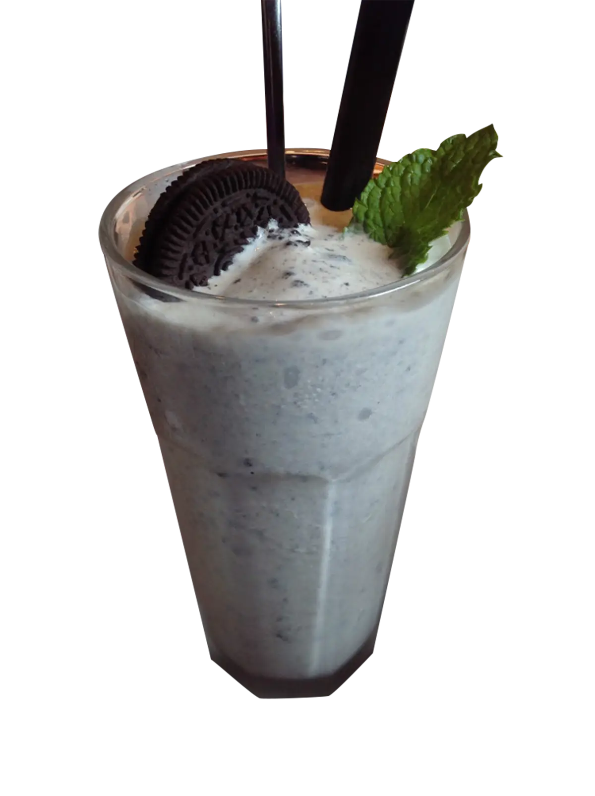 Delicious Oreo Milkshake with Mint