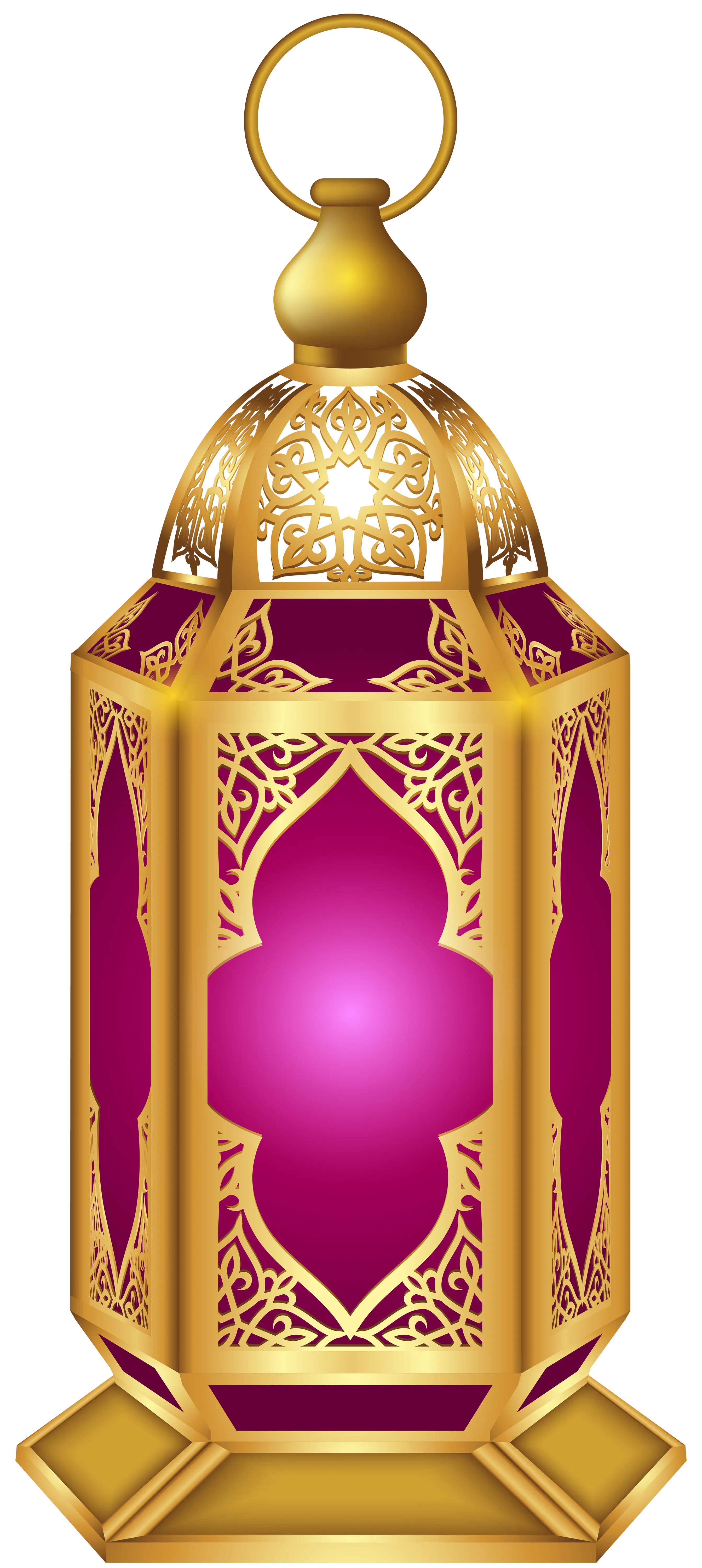 Golden Decorative Lantern
