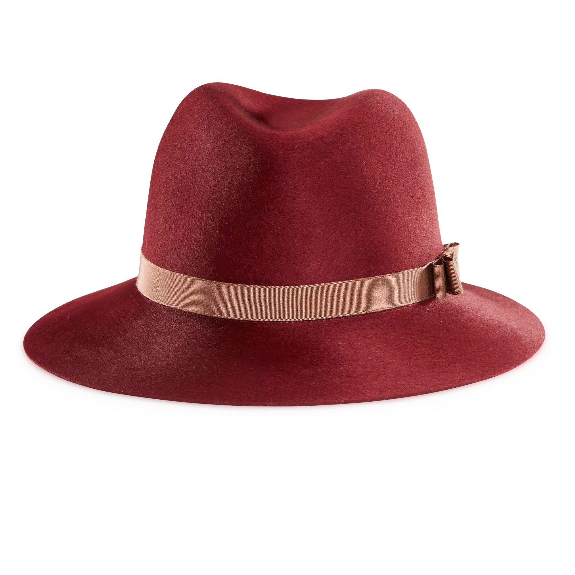 Red Felt Hat Stylish Headwear