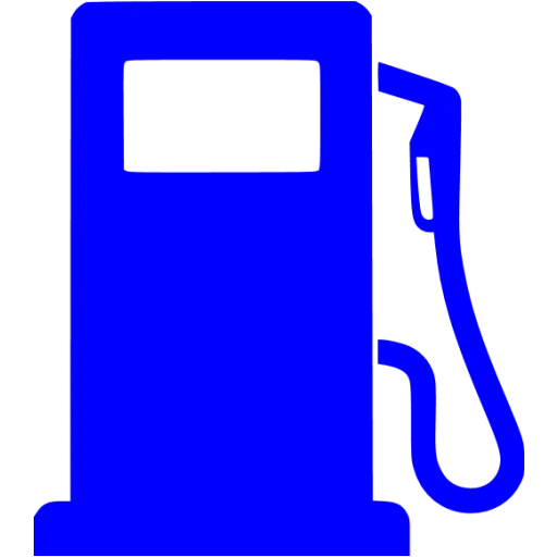 Blue Gas Pump Icon