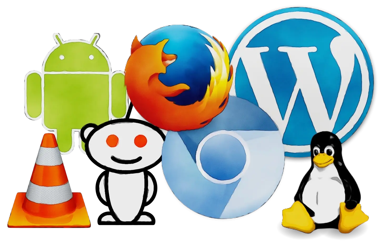 Assorted Popular Technology Logos