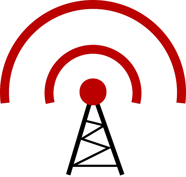 Antenna Symbol for Wireless Signal Transmission