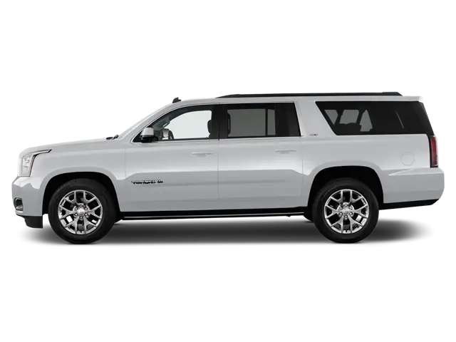 Modern White SUV in Side View