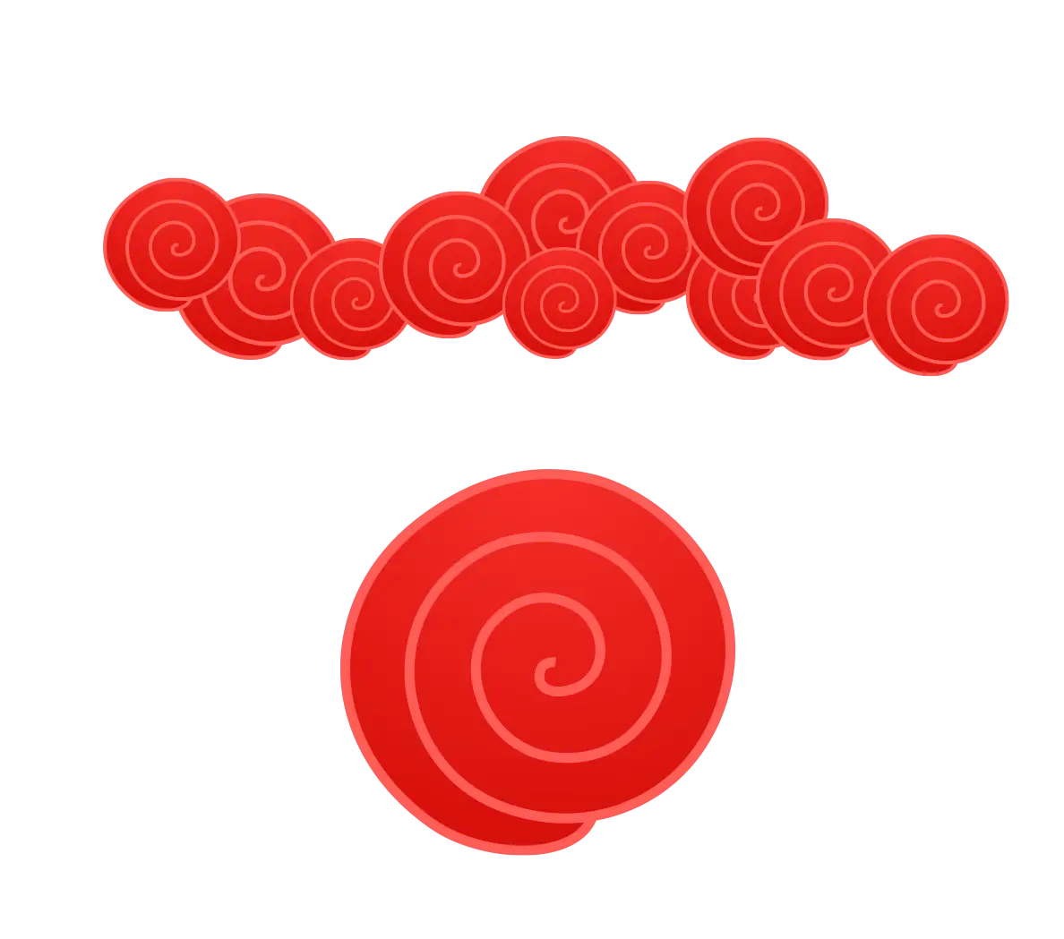 Red Swirl Pattern