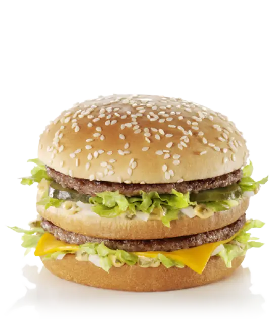 Delicious Double Cheeseburger with Lettuce and Cheese