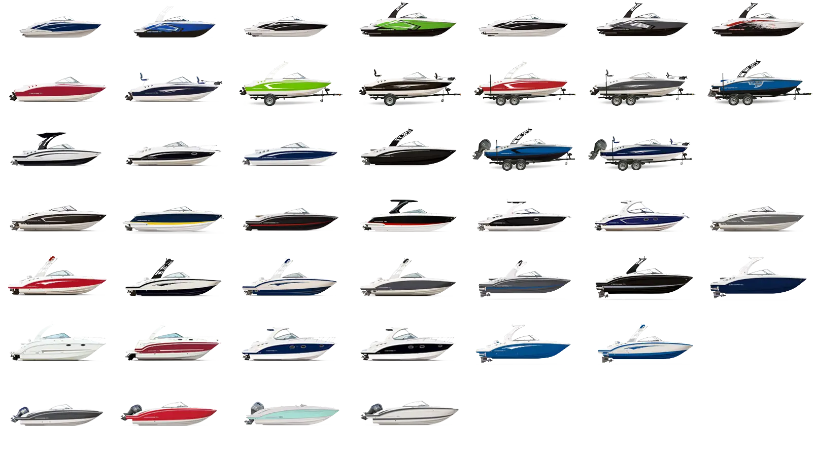 Collection of Various Boats