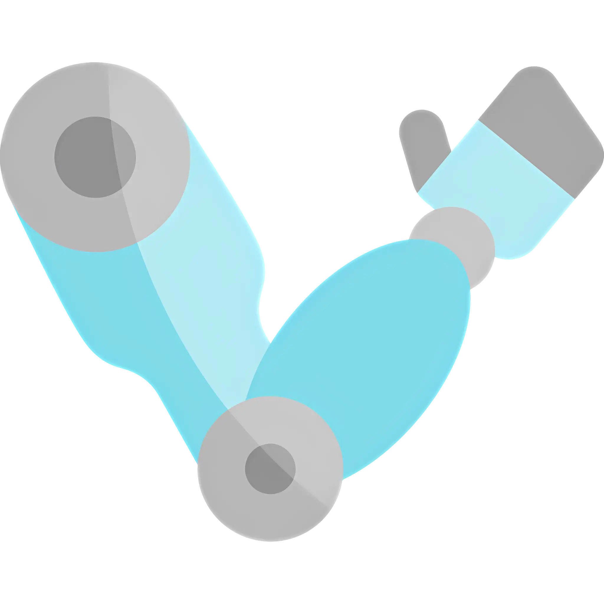 Blue Medical Inhaler