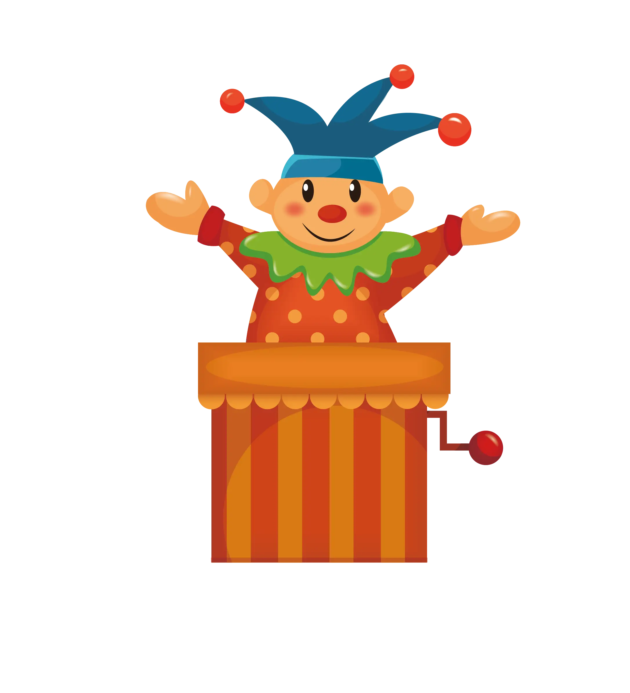 Colorful Jack-in-the-box Toy