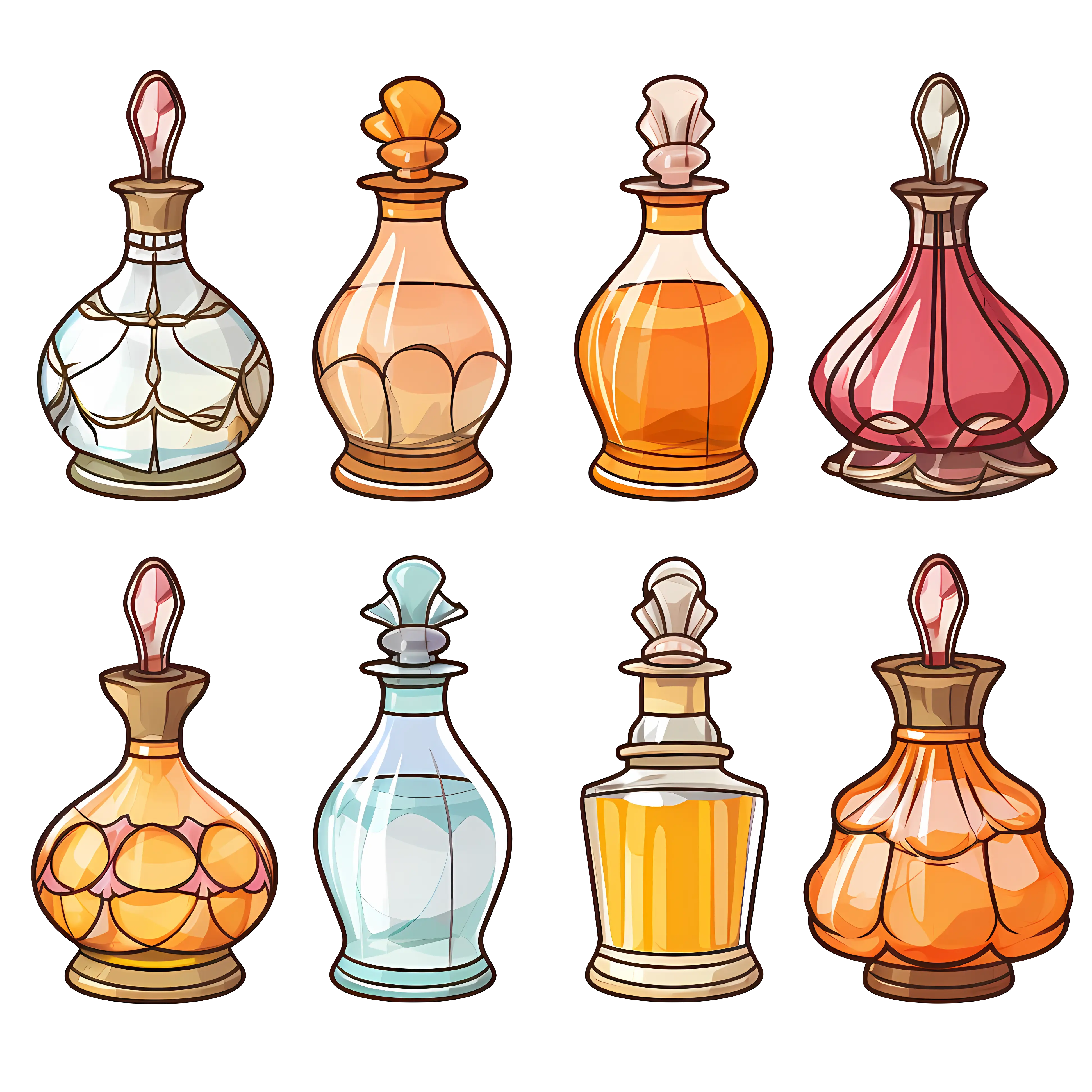 Antique Perfume Bottles Collection
