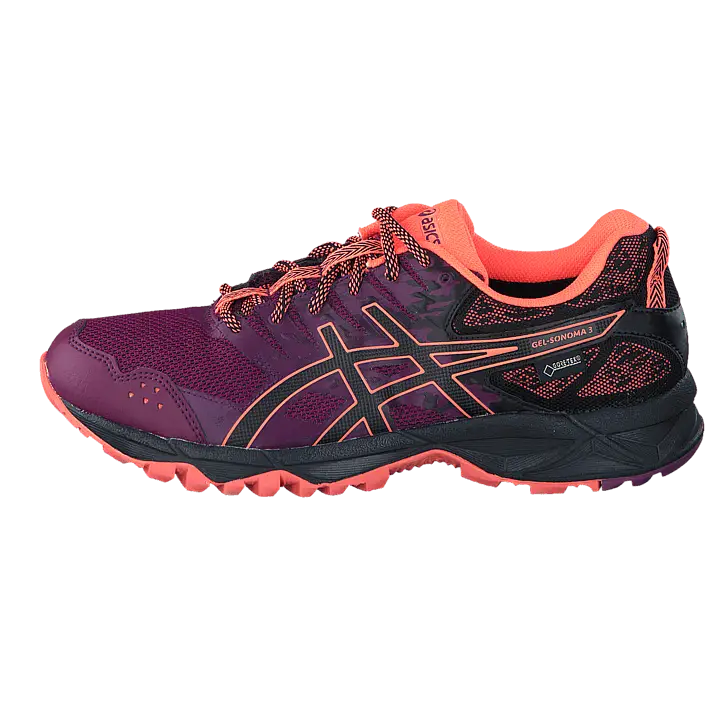 Purple and Black Sports Running Shoe