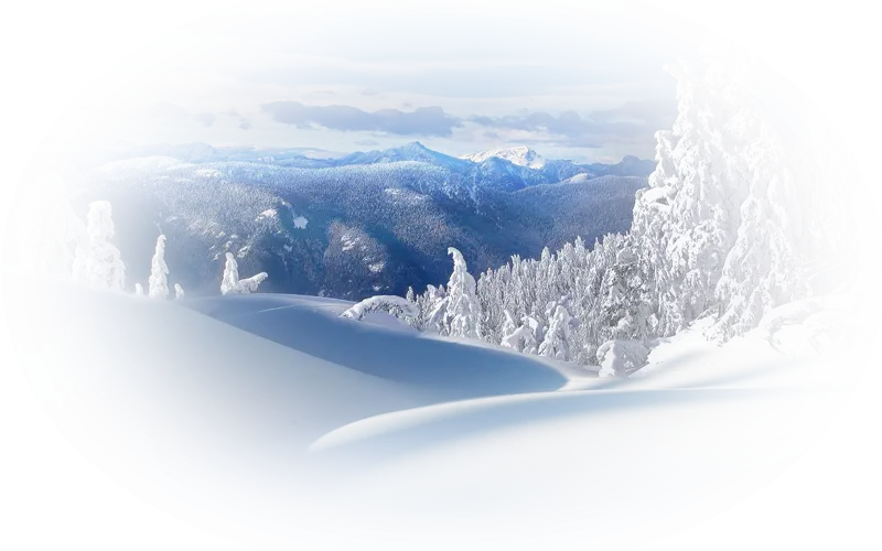 Snowy Mountain Landscape
