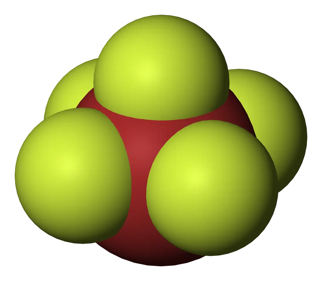Molecular Model of Sulfur Hexafluoride