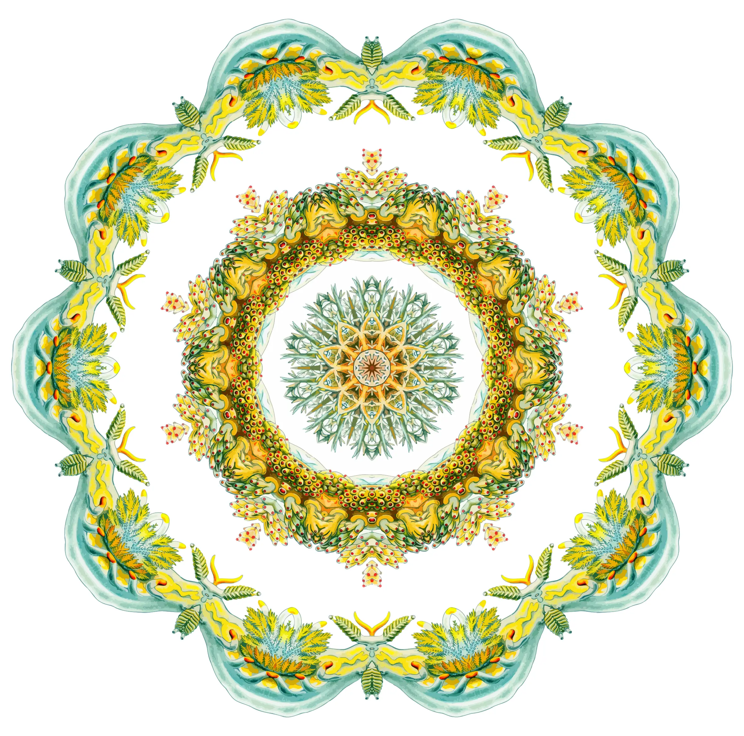 Intricate Floral Mandala Design