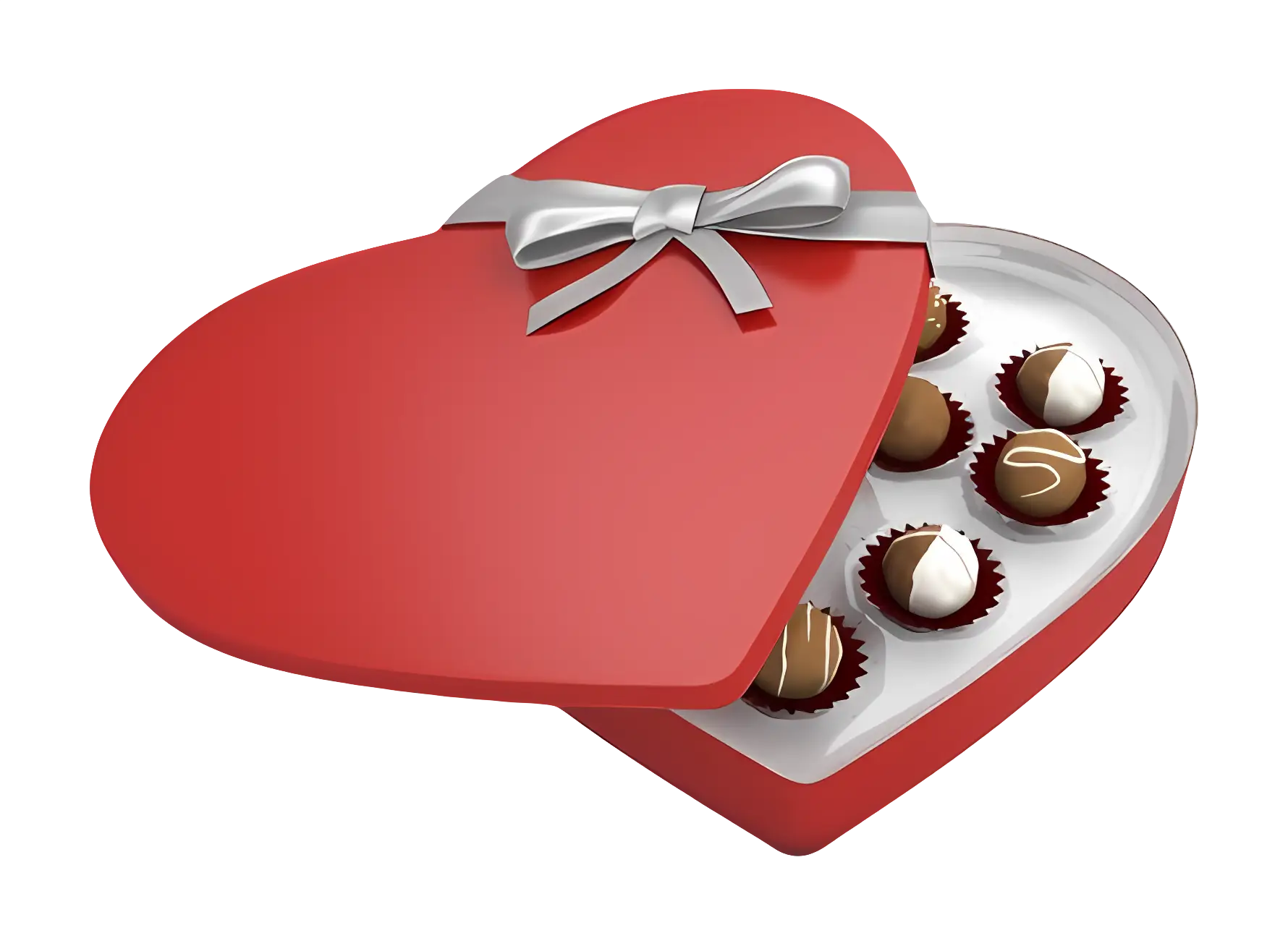 Heart-Shaped Chocolate Gift Box