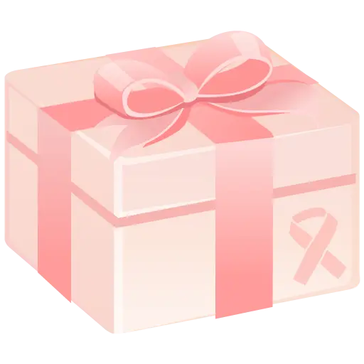 Pretty Pink Gift Box with Ribbon Tie