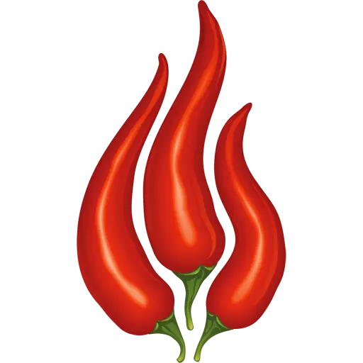 Vivid Red Chili Peppers on Display