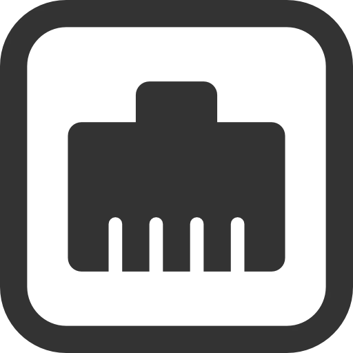 Ethernet Port Connection Icon