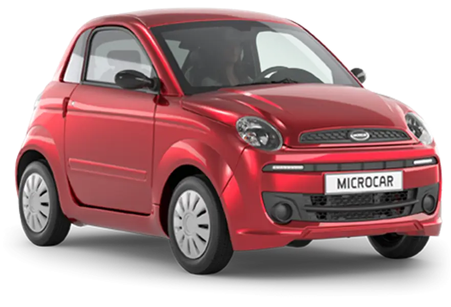 Red Compact Microcar
