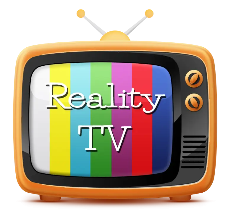 Retro TV with Reality TV Text