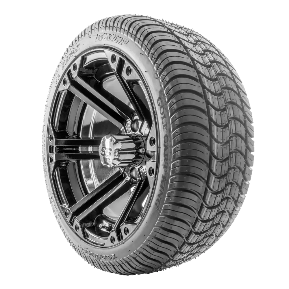Car Tire with Alloy Wheel Design