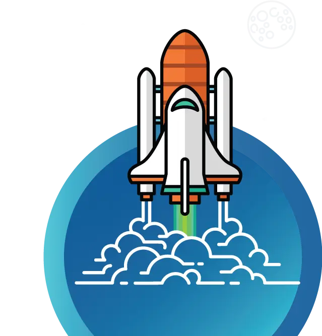 Space Shuttle Launch Illustration