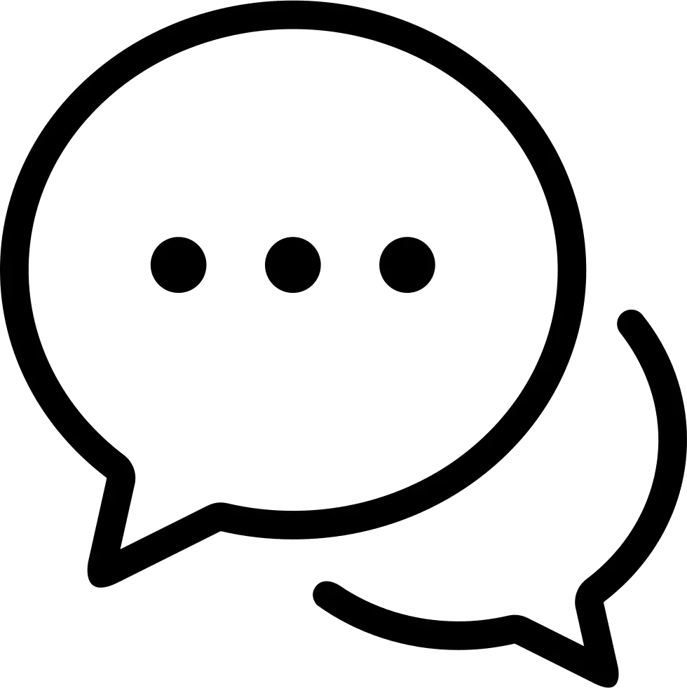 Speech Bubble Icon for Communication