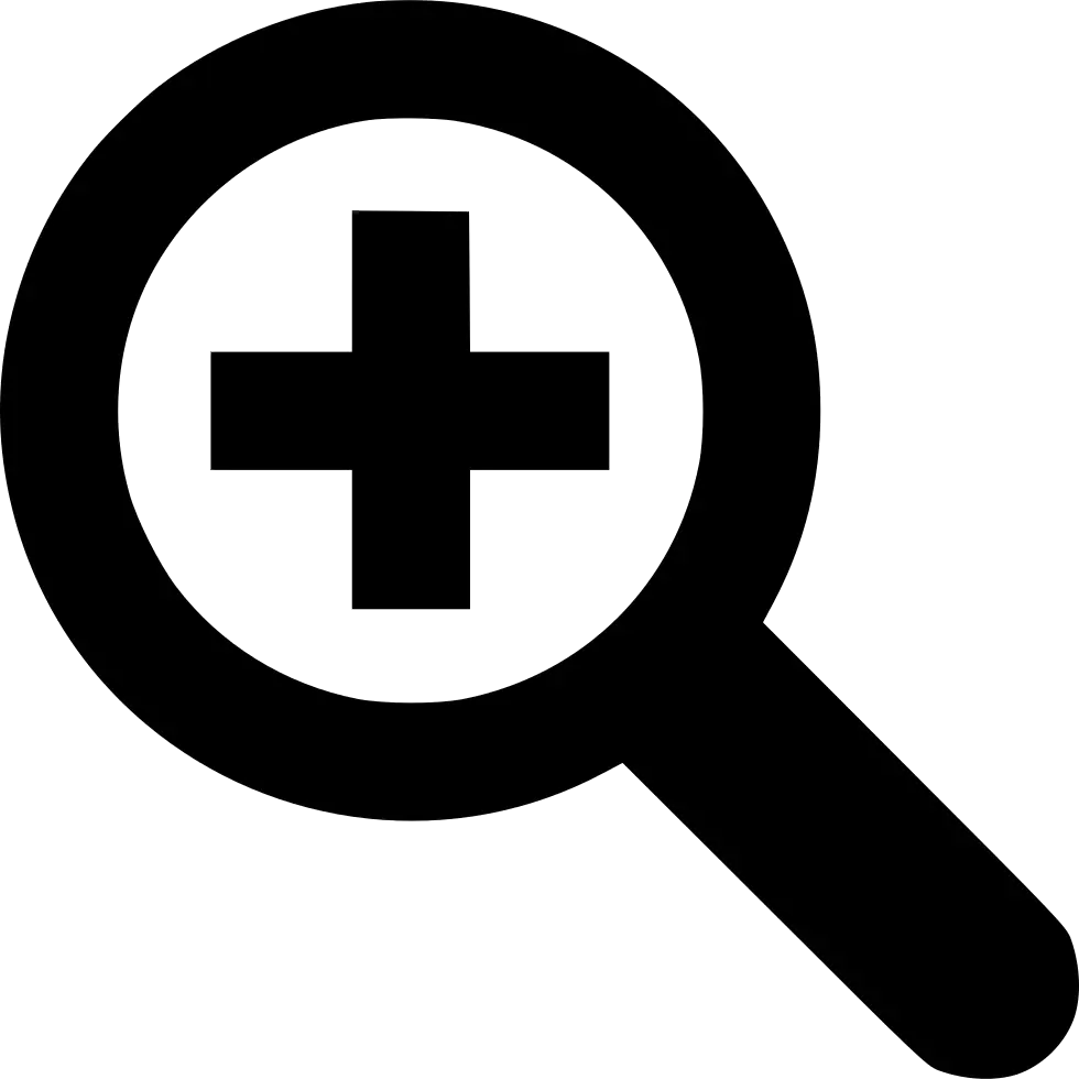 Zoom Icon with Magnifying Glass