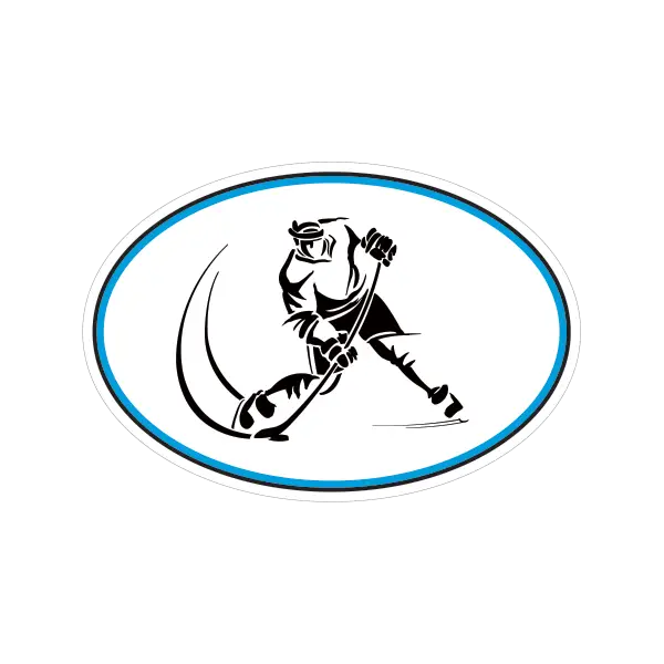 Hockey Player in Action