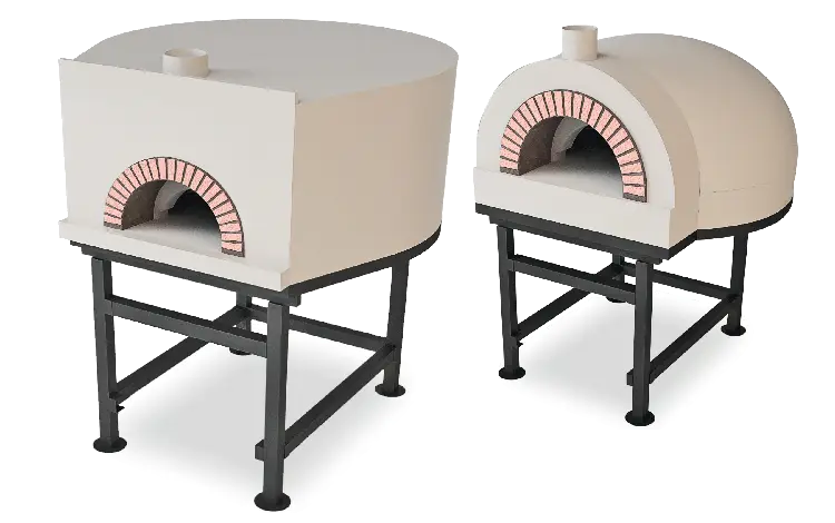 Brick Pizza Ovens on Metal Stands