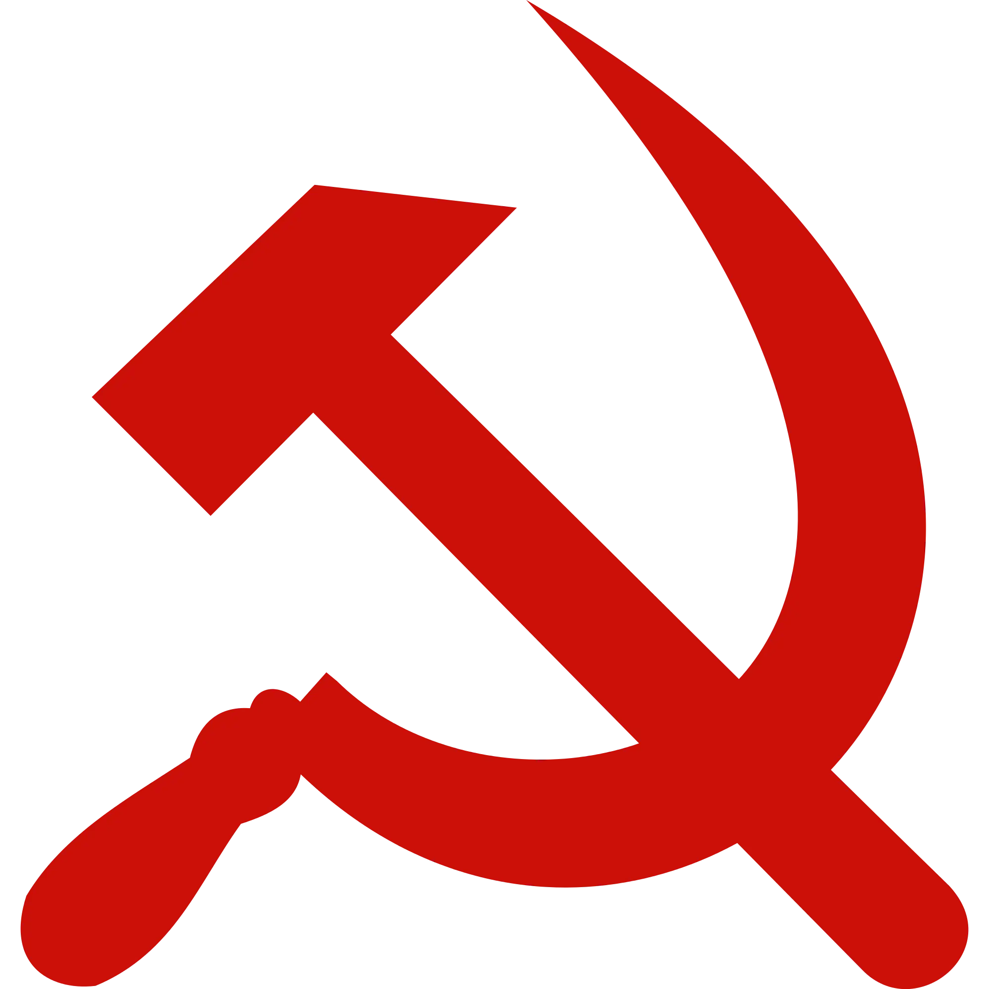 Red Hammer and Sickle Symbol