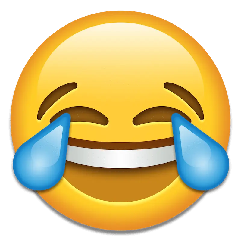 Laughing Tears of Joy Emoji Icon