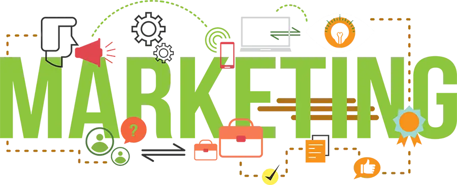Marketing Design Graphic with Elements
