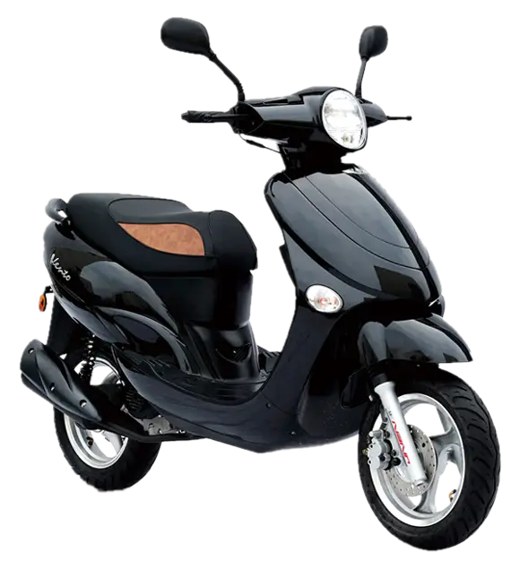 Black Scooter for Urban Commutes
