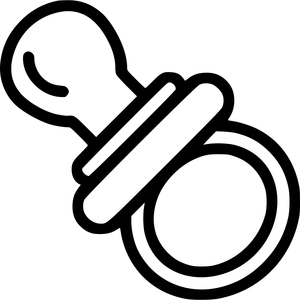 Baby Pacifier Outline