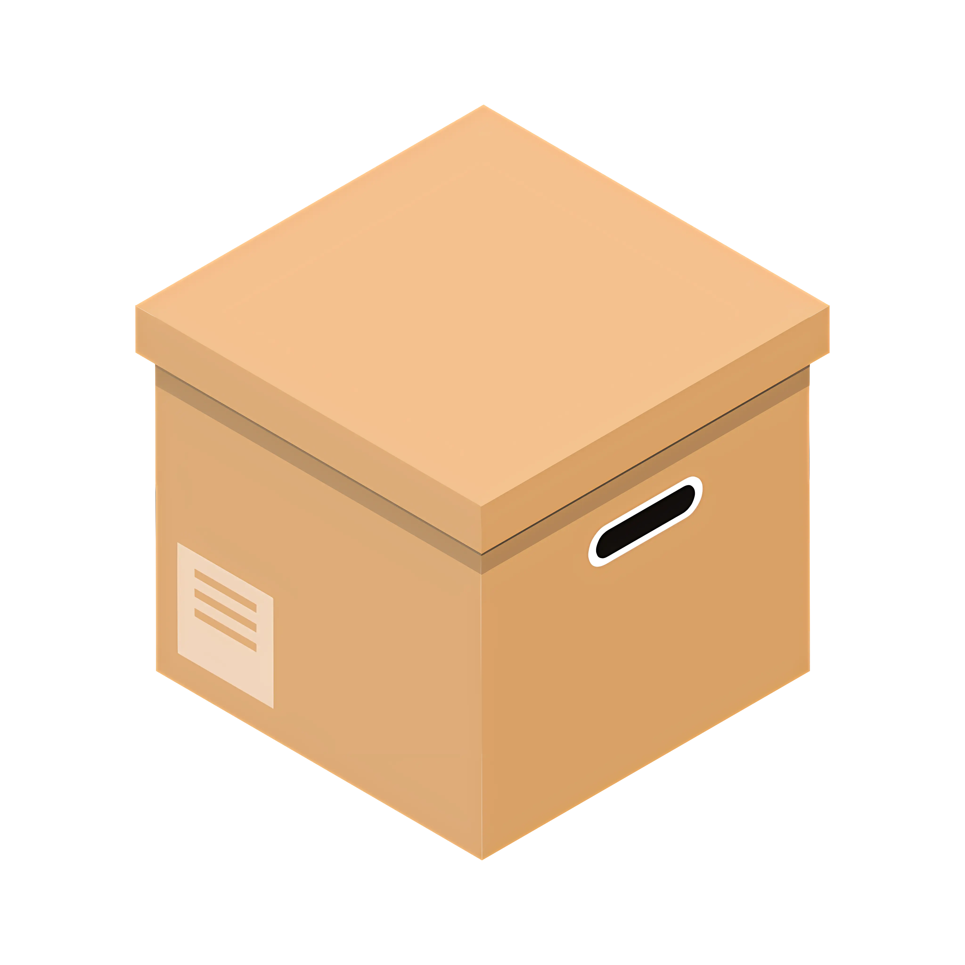 Cardboard Box for Packaging or Storage