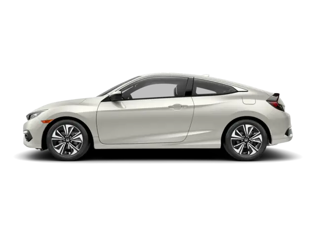 White Honda Civic Coupe Car