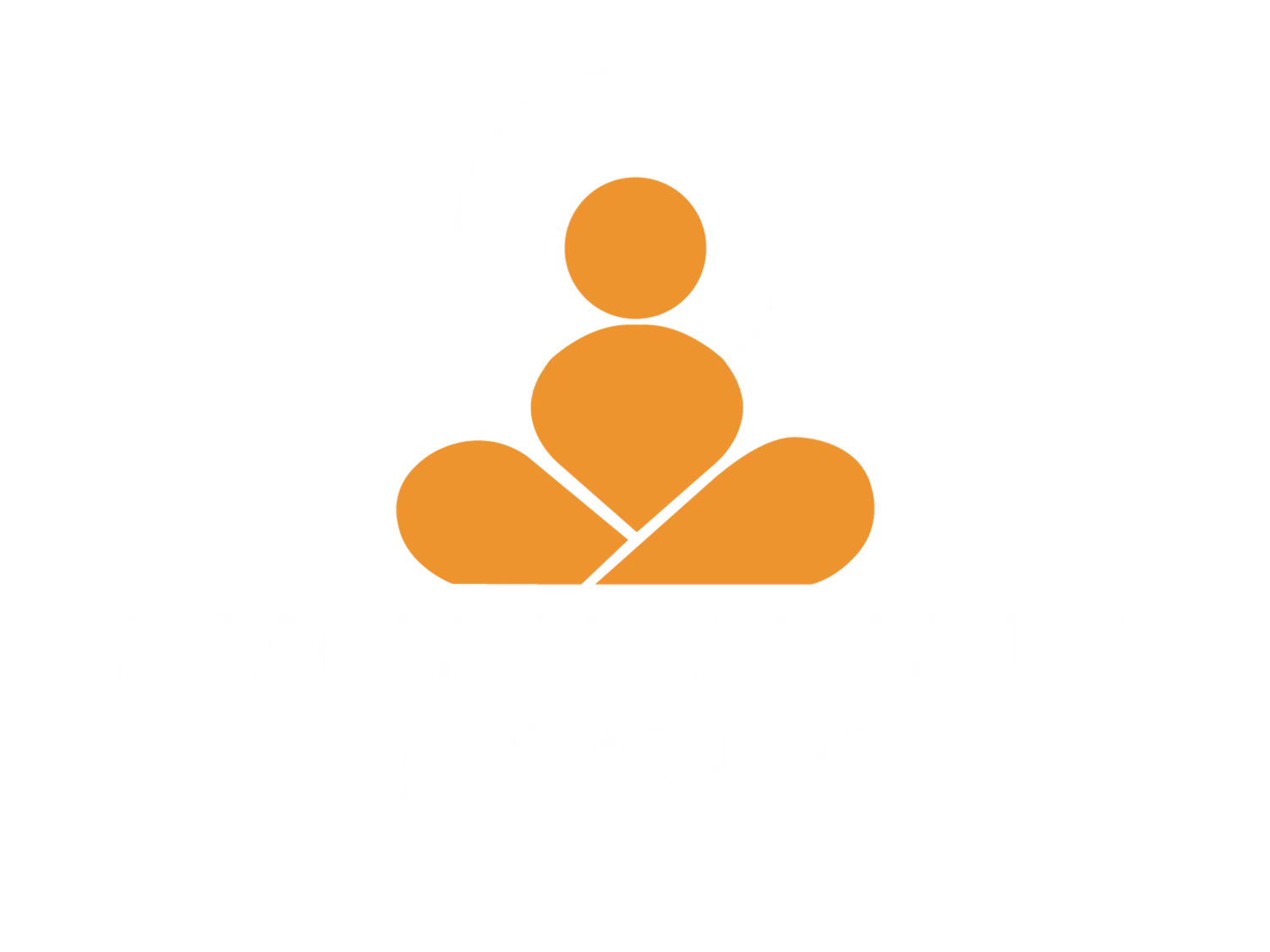 Orange Meditation Icon