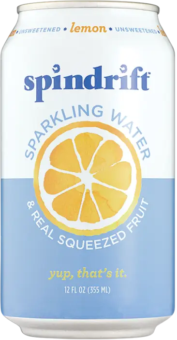 Spindrift Lemon Sparkling Water Can
