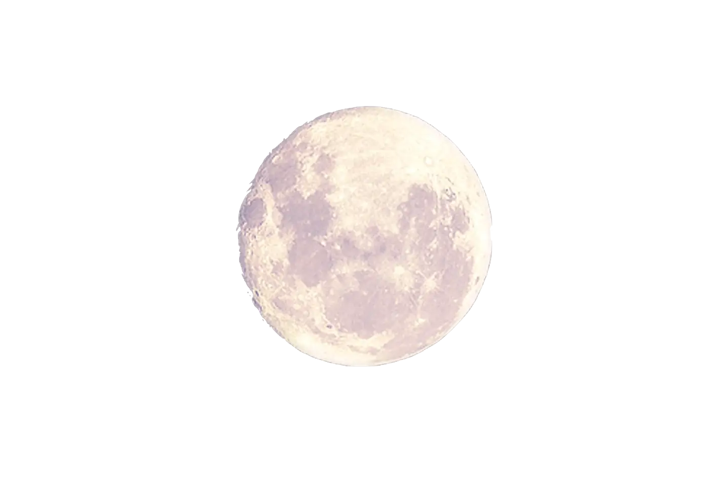 Full Moon in Night Sky