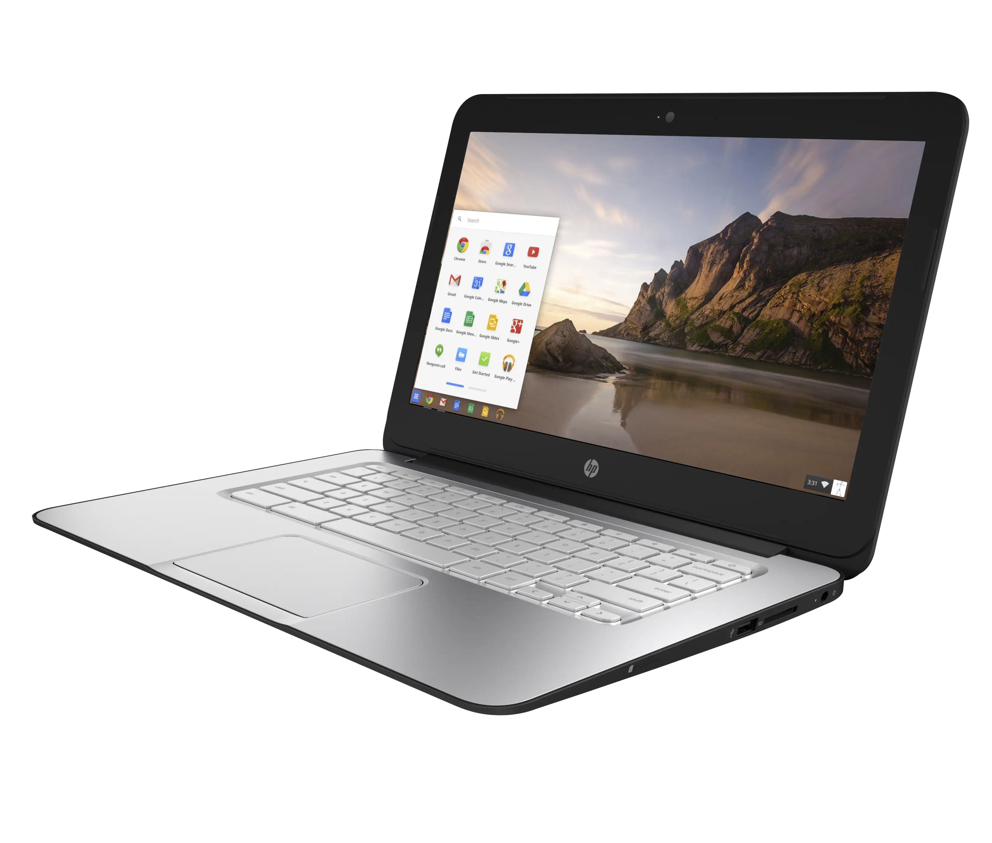 Modern Laptop with Display and Keyboard